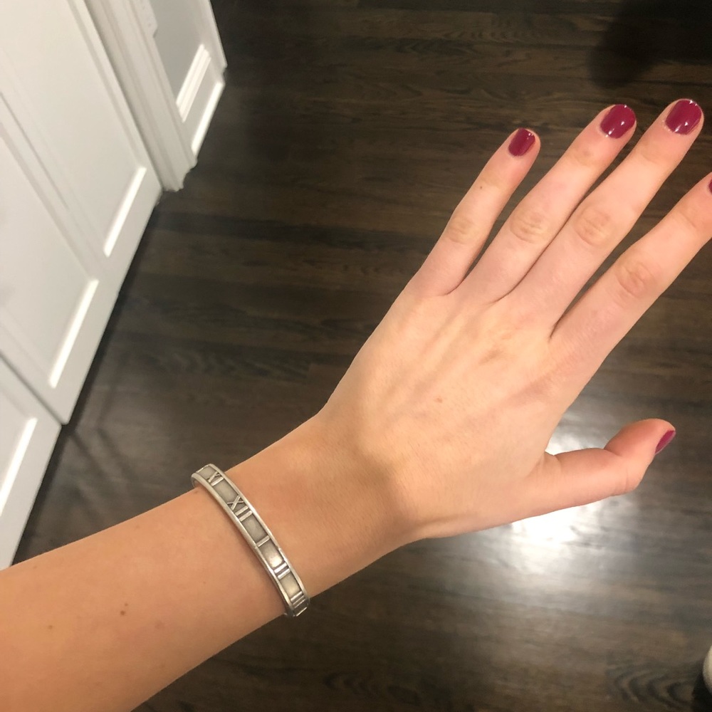 Tiffany & Co. Atlas Roman Numeral Cuff Bracelet